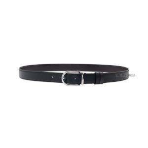[몽블랑] SS25 남성 말발굽형 버클 벨트 128757 BLACK BROWN