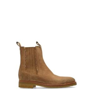 Golden Goose 디럭스 브랜드 라운드 토 앵클 부츠 GMF00540F005061 55353TOBACCO TP935361442
