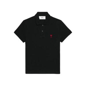 AMI Paris 하트 자수 폴로 셔츠 H25BFUPL001760