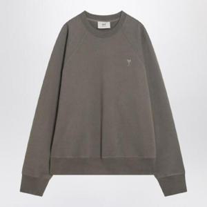 AMI PARIS Ami De Coeur grey sweatshirt USW074747/Q_AMI-0953