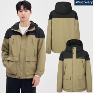 [디스커버리] 남성 25년 봄 바람막이 사파리형 마운틴쿡 자켓 DMWJ31051 BGD