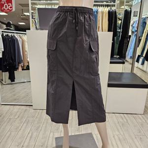 [온앤온] 카고 밴딩 앞트임 롱 스커트 NJW4MS607