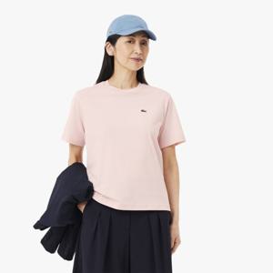 라코스테 공식 여성 릴랙스핏 베이직 반팔 티셔츠 TF7215-55G ADY