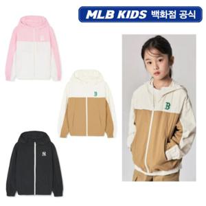 [MLB키즈] 아웃도어 컬러블럭 바람막이 3종 택1 (7AWJCP143)