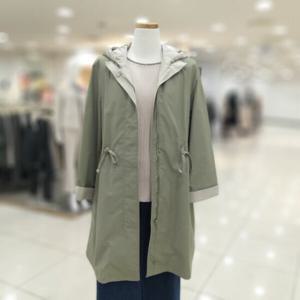 [크레송]후드 허리쪼임조절 하프코트MBCMYA02