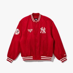 [뉴에라] MLB 뉴욕 양키스 로고 스타디움 재킷 스칼렛 세이지 14397946
