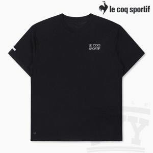 [르꼬끄 스포르티브]르꼬끄 루즈핏 여성 텐셀 반팔티 QP122ORS21 BLK