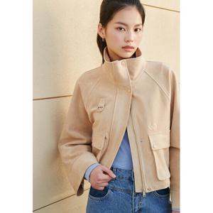 [에고이스트]아웃 포켓 A라인 크랍자켓 (ER1FZ260)