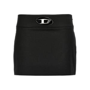 디젤 O DIXY 메탈 로고 미니 스커트 1884997