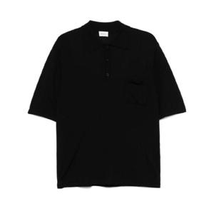 생로랑 블랙 포켓 폴로 셔츠 1680961