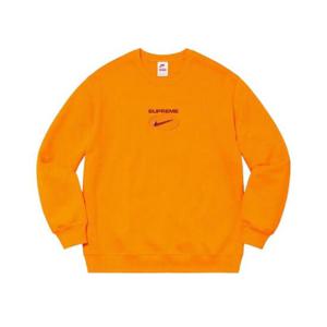 슈프림 x 나이키 쥬얼 크루넥 오렌지   20FW CW9699-833