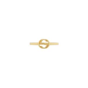구찌 인터로킹 G 링 18K 옐로우 골드 679115-J8500-8000