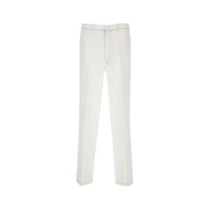 프라다 스트레이트 팬츠 UPA669SOOO11T7 F0009 WHITE