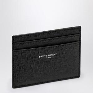 SAINT LAURENT Black leather cardholder 375946BTY0N/Q_YSL-1000