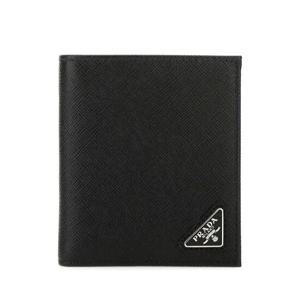 PRADA 블랙 가죽 지갑 2MO004QHH F0002