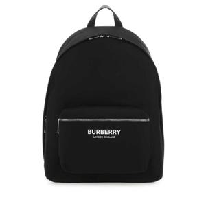 BURBERRY 블랙 에코닐 &  가죽 백팩 8063495 A1189