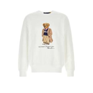 POLO RALPH LAUREN White cotton blend sweatshirt 710973161 001