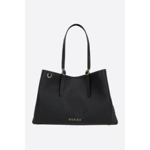 GUCCI GG Emblem medium shopping bag in smooth leather 815213AAEC21000