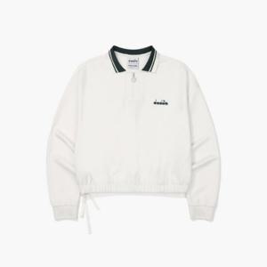 디아도라긴팔티 KQJ D3322TFS04OWH 몬텔로 카라 크롭 맨투맨 우먼 OFF WHITE