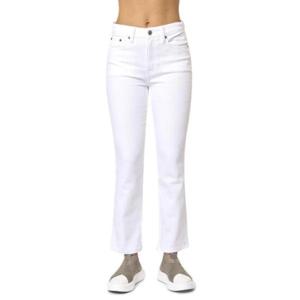 여성 로렌 랄프 로렌 로고 패치 슬림핏 진 001WHITEWHS