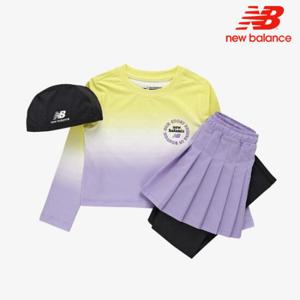 [뉴발란스]뉴발란스 키즈 여아 래시가드 2 IN 1 NK9RE2102G-88
