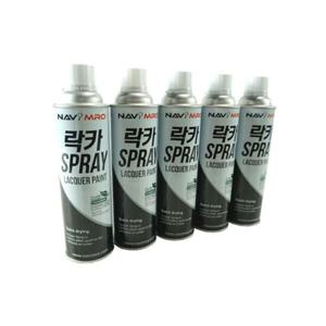 락카 스프레이 적색 420ml 1EA NAVI