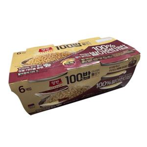 동원 양반 100밥 100% 발아현미밥 130g (6개입) 4개