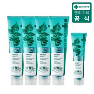 덴티스테 뉴브리즈민트 5종 180gx4, 60g×1
