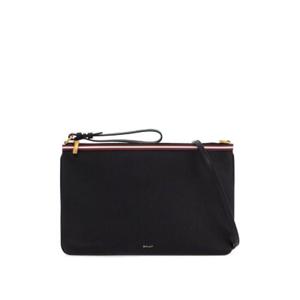 Bally 로고 프린트 지퍼 파우치 WLO06OVT573 U901O TP934455448