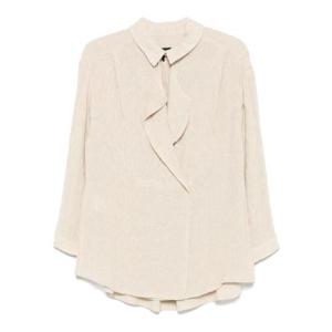 25 SS 조르지오아르마니 러플 디테일 블라우스 GW000816TE13970 TP438301302