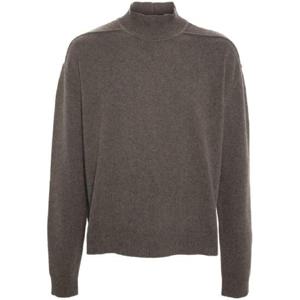 25 SS 릭오웬스 하이 넥 브러시드 스웨터 RU02D6685WSBR TP432313064