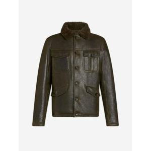 에트로 가죽 자켓 MROG0003AP210 0707Verde Oscuro Brown