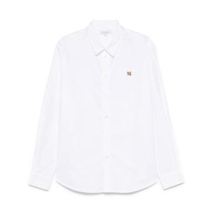 메종키츠네 긴팔 셔츠 MM00408 WC5012P100 White