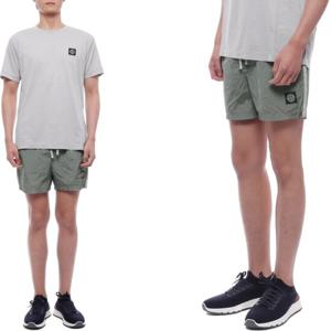 [스톤아일랜드] 25SS 남성 나일론 메탈 쇼트 스윔팬츠 (K1S15B100006 S0043 V0055 25S)