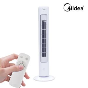 미디어 타워형 선풍기 MTF-Z10W / 리모컨 저소음 스탠드형 날개없는 가정용 카페 사무실 추천