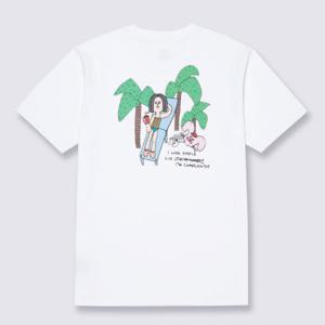 반스 아티스트 컬렉션 Vans X Riroo 반소매 티셔츠 VN000QF6WHT1