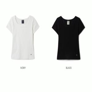 후아유 여성용 골지 스퀘어넥 반팔티 / Ribbed Square Neck T-shirt WHRAF3828F 17