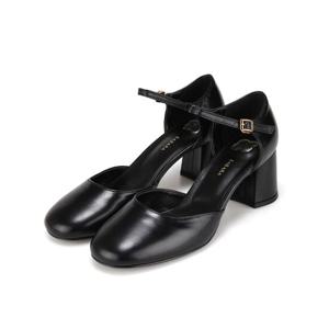 [바바라]바바라 소가죽 베이직 여성 오픈 펌프스 6cm_BBI207