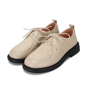 [바바라]바바라 양가죽 라탄 몰드 여성로퍼 3cm_BBH160