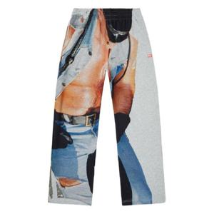25 SS 디젤 X 톰 오브 핀란드 파운데이션 그래픽 프린트 팬츠 P015590SPBE TP438784208