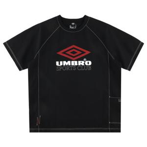 엄브로 크리스피 타슬란 반팔 피스테 UQ221CWT58BLK