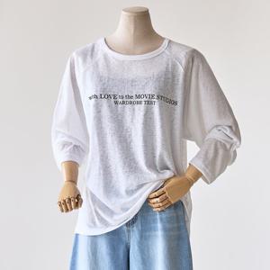 [커스텀에이블] 시스루 루즈핏 티셔츠_T2506TS067B