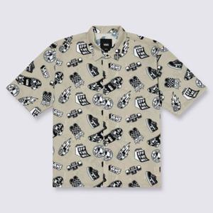 반스 VN000RA8FGR 아티스트 컬렉션 Vans X Space Molly 반소매 셔츠 여름 오버핏 오버사이즈 남여공용