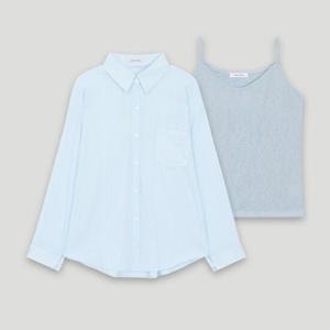 코데즈컴바인  나시SET 베이직 썸머셔츠 (CKB-SH004W5)