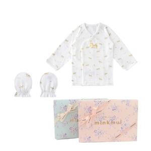 [밍크뮤]SC선물포장(화이트)드림코니 리오셀배내저고리+손싸개SET(A5A7000002)2025FW 출산선물 A