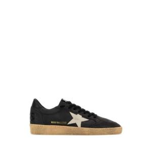 GOLDEN GOOSE DELUXE BRAND 블랙 레더 볼 스타 스니커즈 GMF00117F006215 60538