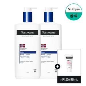 [뉴트로지나] 데일리 바디로션 450ml x2+(증)시카로션15ml