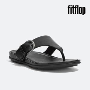 [공식] 핏플랍 그라시에 토포스트 레더 쪼리 플립플랍 ALL BLACK