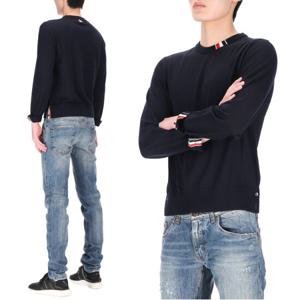 [톰브라운] 삼선탭 MKA474A Y1014 415 남성 울 니트