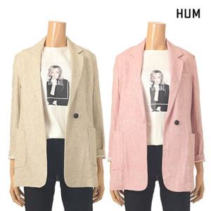 [HUM][HUM]여) 헤링본 린넨자켓(FHNECJV556M0